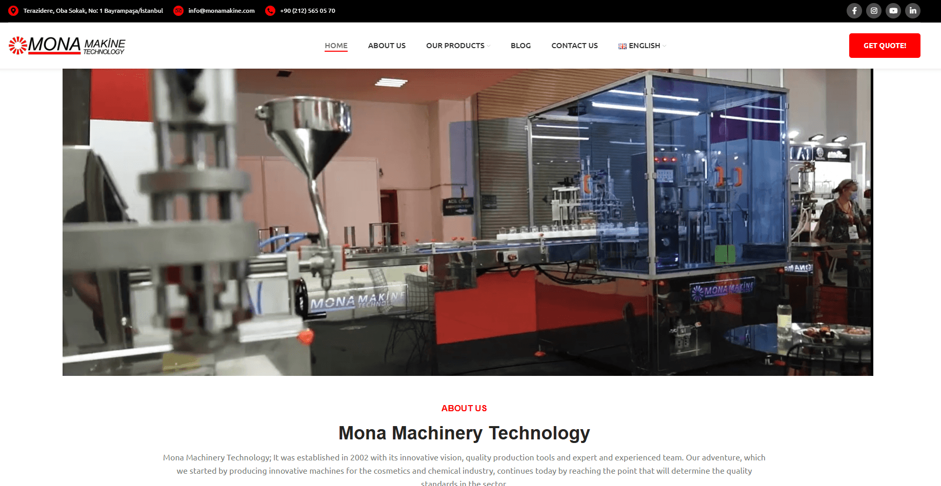Modern Arayüze Sahip WEB Sitesi